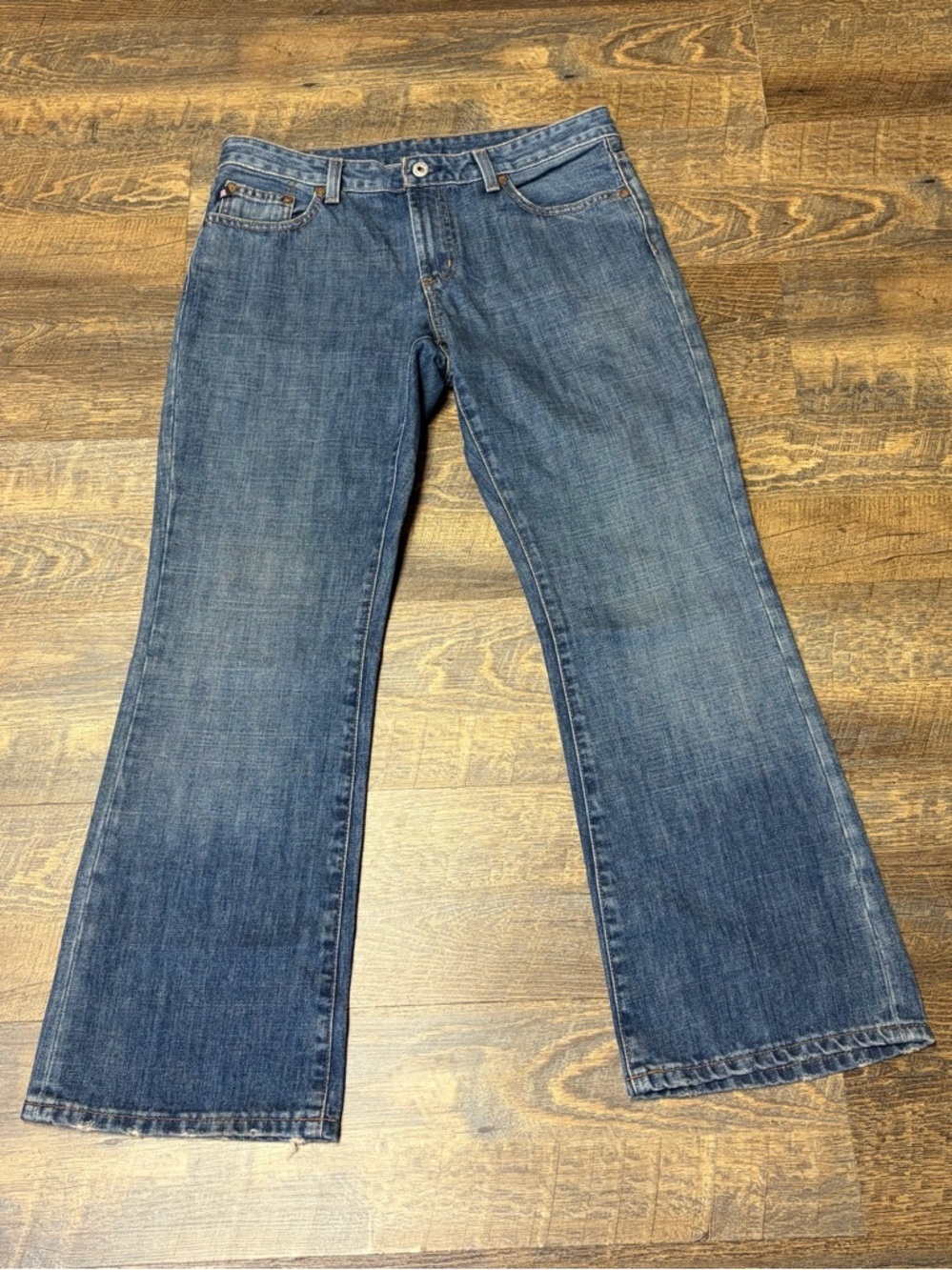 Polo Ralph Lauren Jeans Womens 10x30 Low Rise Modern Boot Cut Flare Blue Denim